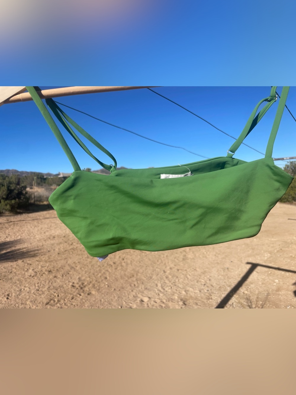 Mara Hoffman Green Bikini small